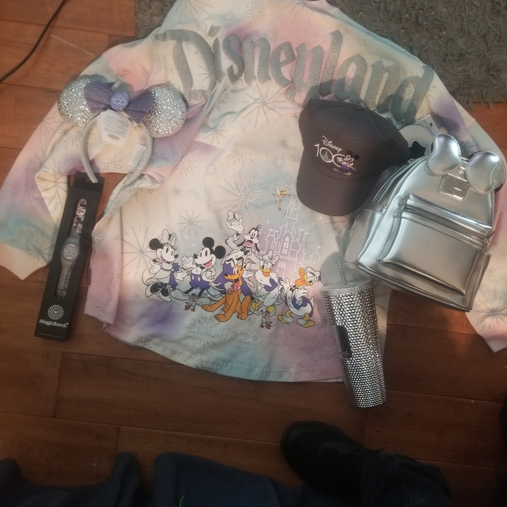 NWT Minnie Mouse Disney100 Loungefly Mini Backpack mega package